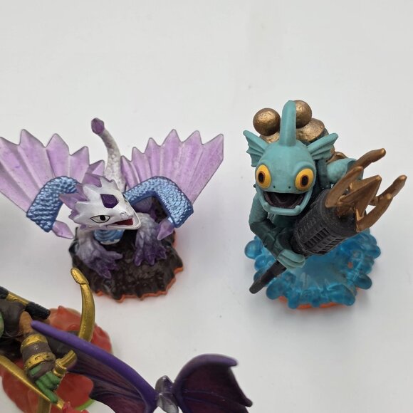 Skylanders Lot of 10 Figures Giants Spyro Drill Sergeant Gill Grunt Whirlwind El - Picture 7 of 7
